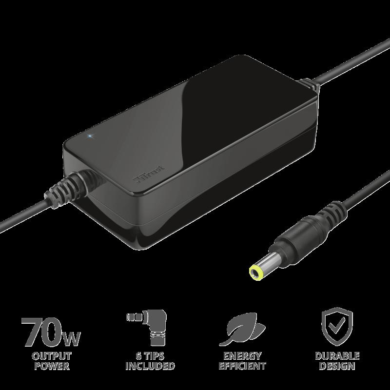 ALIMENTATOR Notebook Trust la retea, compatibil universal, iesire 19 Volt, 