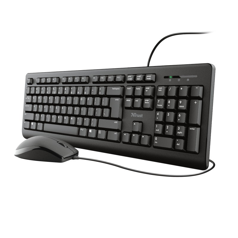 Trust Primo Wired Keyboard & Mouse Set, 