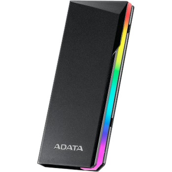 RACK extern ADATA, pt. SSD, M.2 S-ATA NGFF si  M.2 PCIe NVME, interfata PC USB 3.2 Gen2, gri metalizat, RGB, 