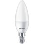 BEC LED Philips, soclu E14, putere 5W, forma lumanare, lumina alb calda, alimentare 220 - 240 V, 