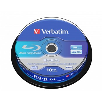 BLANCURI  Verbatim BD-R VERBATIM DL 6X 50GB WHITE BLUE 10SP, 