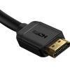 CABLU video Baseus HD Series, HDMI (T) la HDMI (T), rezolutie maxima 4K UHD (3840 x 2160) la 60 Hz, conectori auriti, 3m, negru 