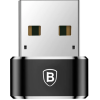 ADAPTOR Baseus Mini, USB Type-C(M) la USB 2.0(T), negru 