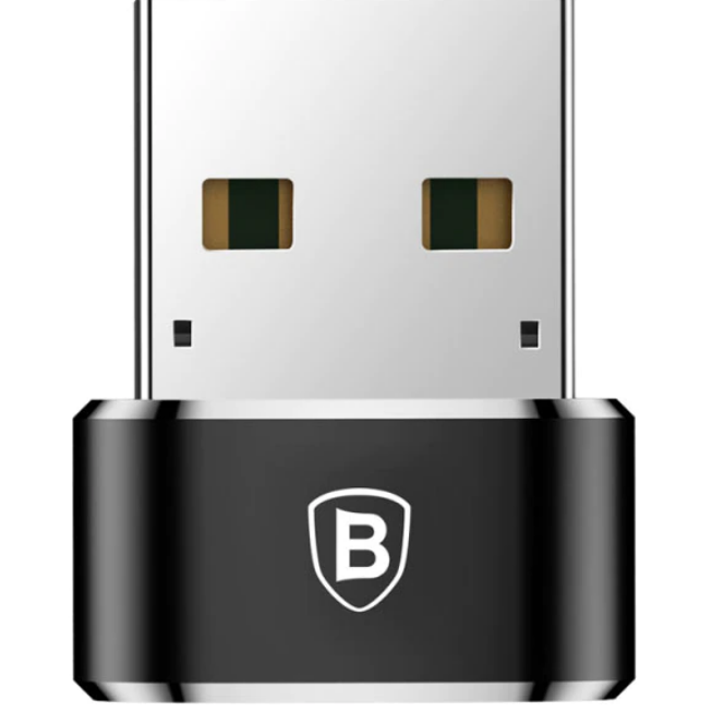ADAPTOR Baseus Mini, USB Type-C(M) la USB 2.0(T), negru 