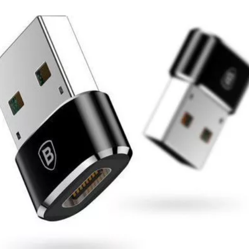 ADAPTOR Baseus Mini, USB Type-C(M) la USB 2.0(T), negru 