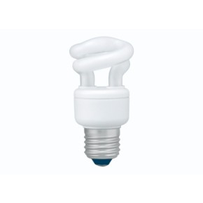BEC fluorescent Panasonic, soclu E27, putere 8W, forma spirala, lumina alb rece, alimentare 220 - 240 V, 