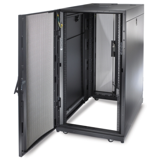 Cabinet rack ,24U 600 x 1070 ,Montare pe podea ,Usi perforate ,Negru APC, 