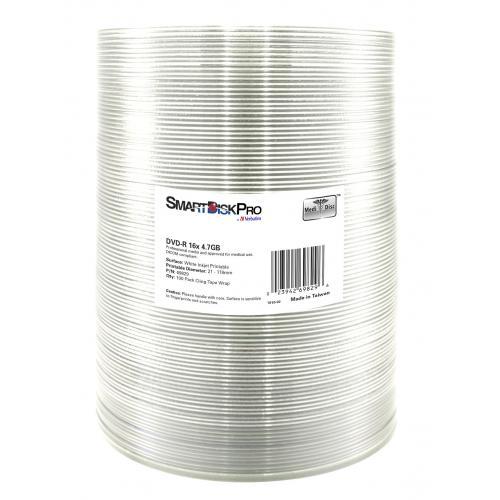 VERBATIM 69829 SMDI PRO DVD-R 4.7GB Wrap 100buc, Printable Matt 