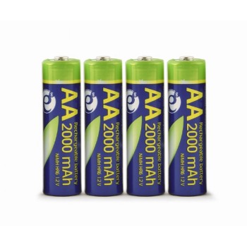 ACUMULATOR GEMBIRD  AA (R6), 1.2V NiMH  2000mAh, 4 buc., 