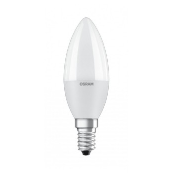BEC LED Osram, soclu E14, putere 7W, forma lumanare, lumina alb calda, alimentare 220 - 240 V, 