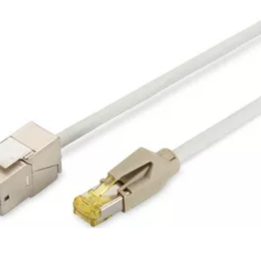 DIGITUS Consolidation-Point Cable DRAKA UC900 HRS TM31 CAT 6A Keystone Module 5 m. color grey 