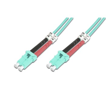 DIGITUS DK-2533-02/3 Fiber Optic Patch Cord LC/LC duplex 2m Multimode OM3 