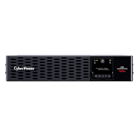 UPS CYBER POWER Line Int. cu sin. pura, cu management, Rack 2U, LCD, 1000VA/1000W, AVR, 10x IEC, baterie 4x 12V/7Ah, incarcare pana la 3h, USB, 2x RJ45, RS232, slot SNMP, APFC, EPO, hot-swapp, tehn. GreenPower, 