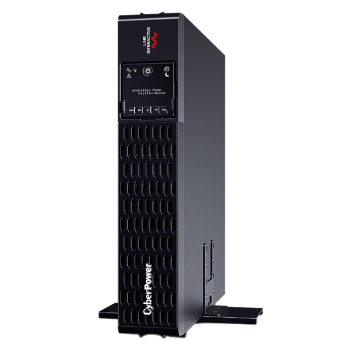 UPS CYBER POWER Line Int. cu sin. pura, cu management, Rack 2U, LCD, 1000VA/1000W, AVR, 10x IEC, baterie 4x 12V/7Ah, incarcare pana la 3h, USB, 2x RJ45, RS232, slot SNMP, APFC, EPO, hot-swapp, tehn. GreenPower, 
