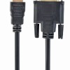 CABLU video GEMBIRD, adaptor HDMI (T) la DVI-D SL (T), 3m, conectori auriti, negru, 
