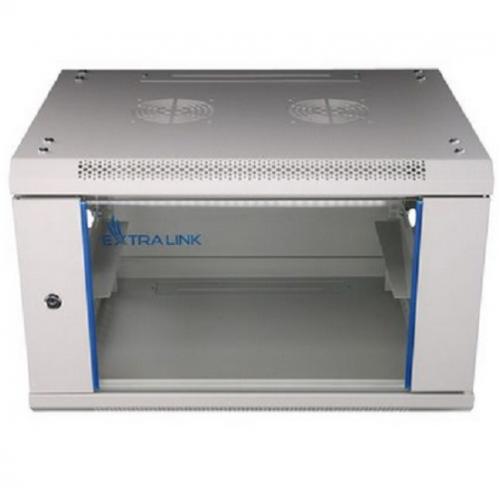 EXTRALINK EX.8550 6U 600X450 WALL-MOUNTED RACKMOUNT CABINET GREY, 
