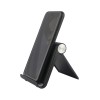 SUPORT telefon SPACER, pliabil, fixare pe birou, universal cu unghi ajustabil, dimensiuni 90 x 70 x 12mm, negru, 