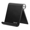 SUPORT telefon SPACER, pliabil, fixare pe birou, universal cu unghi ajustabil, dimensiuni 90 x 70 x 12mm, negru, 