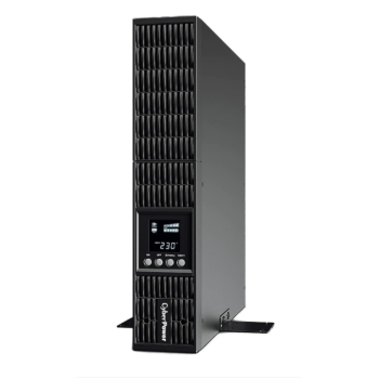 UPS CYBER POWER Online dubla conversie cu sin. pura, cu management, Rack 2U, LCD, 2000VA/1800W, 8x IEC, baterie 4x 12V/9Ah, incarcare pana la 4h, USB, 2x RJ45, RS232, slot SNMP, APFC, LCD col, EPO, tehn. GreenP, 