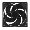 VENTILATOR ARCTIC PC, P12 , 120x120x25mm, high static pressure, Black, 