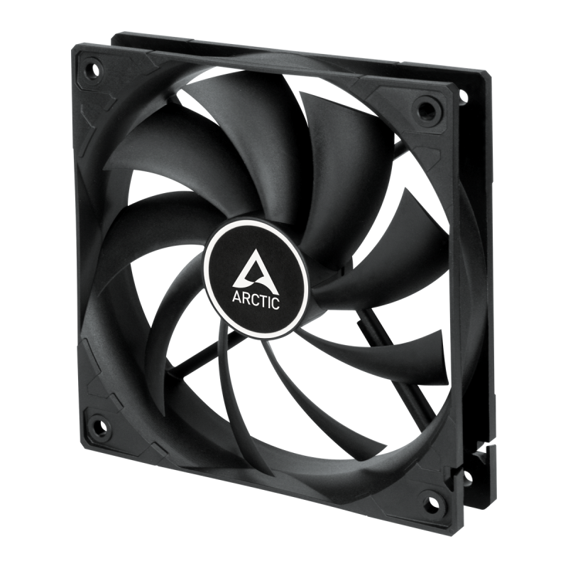 VENTILATOR ARCTIC PC, F12 PWM PST , 120x120x25mm, w/ PWM & cablu PST, low noise FD bearing, Black, 