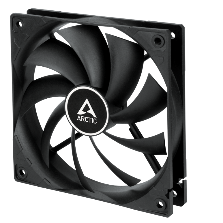 VENTILATOR ARCTIC PC, F12 , 120x120x25mm, low noise FD bearing, Black, 