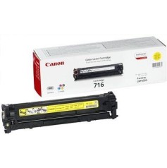 Toner Original Canon Yellow, CRG-716Y, pentru LBP-5050|MF-8030|MF-8040|MF-8050|MF-8080, 1.5K, (timbru verde 1.2 lei) , 