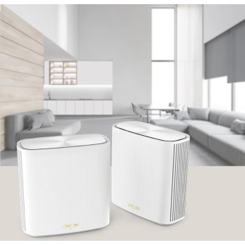 AS ZENWIFI AX5400  XD6S  WHITE 2PK, 