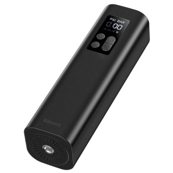 COMPRESOR AUTO Baseus Super Mini, alimentare 12 V bricheta auto, display LED, presiune maxima 3 bar, negru (timbru verde 0.80 lei) 