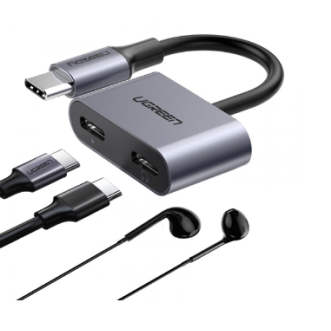 ADAPTOR Incarcare si audio Ugreen, 
