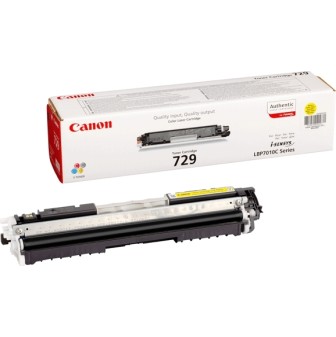 Toner Original Canon Yellow, CRG-729Y, pentru LBP-7010|LBP-7018, 1K, (timbru verde 1.2 lei) , 