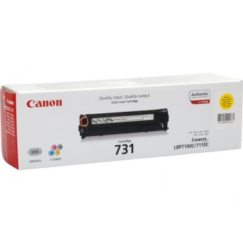 Toner Original Canon Yellow, CRG-731Y, pentru LBP-7100|LBP-7110|MF-8230|MF-8280|MF-623|MF-628, 1.5K, (timbru verde 1.2 lei) , 