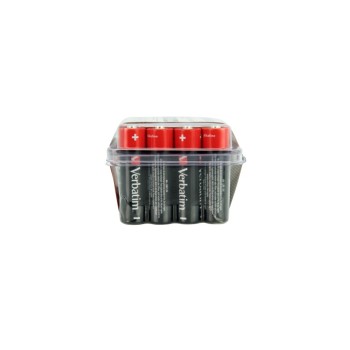 BATERIE VERBATIM  AA (R6), 1.5V alcalina, 24 buc., 