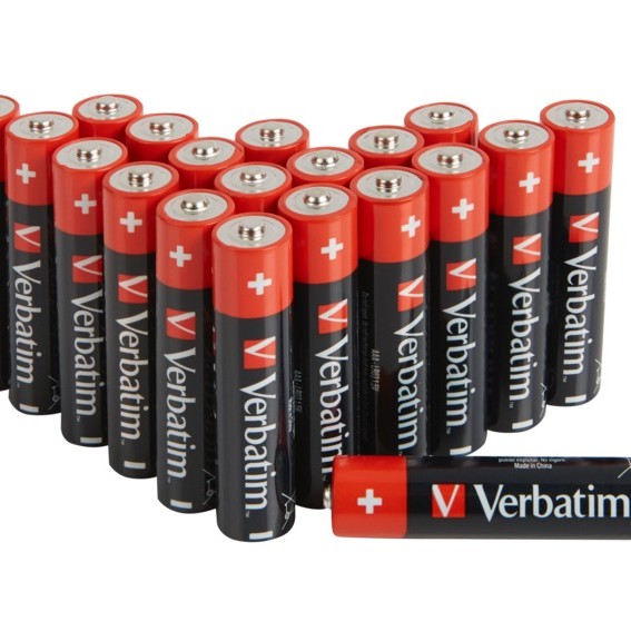BATERIE VERBATIM  AAA (R3), 1.5V alcalina, 20 buc., 