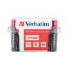 BATERIE VERBATIM  AAA (R3), 1.5V alcalina, 24 buc., 