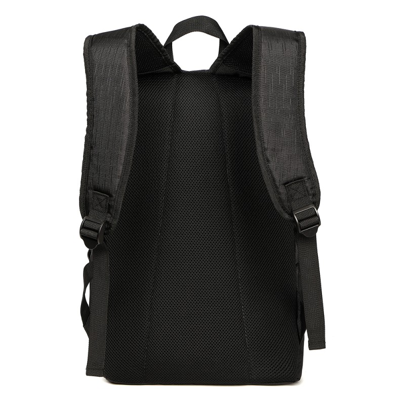 RUCSAC IGGY, 2 compartimente, 2 buzunare laterale, nylon, waterproof, 45x29x22.5cm, negru, 45506980 