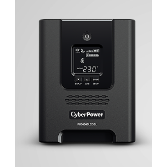UPS CYBER POWER Line Int. cu sin. pura, cu management, Tower, LCD, 3000VA/2700W, AVR, 9x IEC, baterie 4x 12V/9Ah, incarcare pana la 8h, USB, RS232, slot SNMP, APFC, EPO, hot-swapp, tehn. GreenPower, 