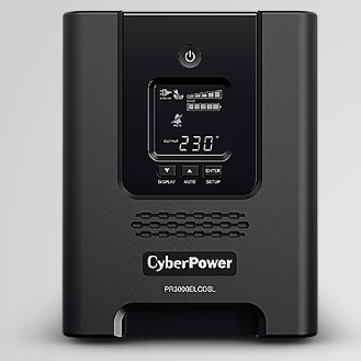 UPS CYBER POWER Line Int. cu sin. pura, cu management, Tower, LCD, 3000VA/2700W, AVR, 9x IEC, baterie 4x 12V/9Ah, incarcare pana la 8h, USB, RS232, slot SNMP, APFC, EPO, hot-swapp, tehn. GreenPower, 
