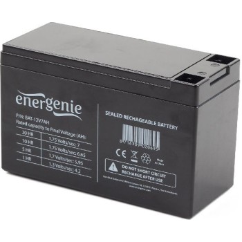 ACUMULATOR UPS GEMBIRD 12V /   7Ah, terminal F2(T2), dimensiune: 151x65x93mm, inaltime+terminal: 99mm, 