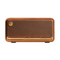 BOXE EDIFIER portabile bluetooth, RMS: 20W (10W+10W), BT 5.0, AUX, microSD, USB, built-in Li-ion pana la 10h (2600mAh),retro design (vintage radio 1960s),MDF,brown, 