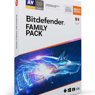 LICENTA Bitdefender Antivirus Family Pack, 15 utilizatori, 1 an pt. PC, retail 