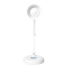 LAMPA BIROU LED Iggy,100 lumen,3 trepte intens lum,buton tactil on/off,mat ABS,conec: cablu USB inclus/3 baterii AA (neincluse),durata viata bec LED 50000h,alb 