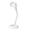 LAMPA BIROU LED Iggy,100 lumen,3 trepte intens lum,buton tactil on/off,mat ABS,conec: cablu USB inclus/3 baterii AA (neincluse),durata viata bec LED 50000h,alb 