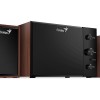 BOXE GENIUS 2.1, RMS: 15W (2 x 3.5W + 1 x 8W), cherry wood, 