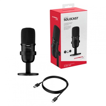 HP MICROFON HyperX SoloCast Black, 