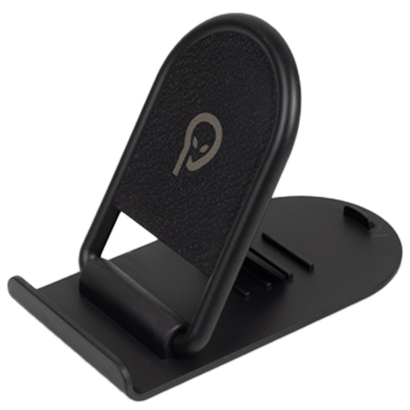 SUPORT birou SPACER pt. smartphone, pliabil, unghi ajustabil, negru 