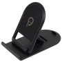 SUPORT birou SPACER pt. smartphone, pliabil, unghi ajustabil, negru 