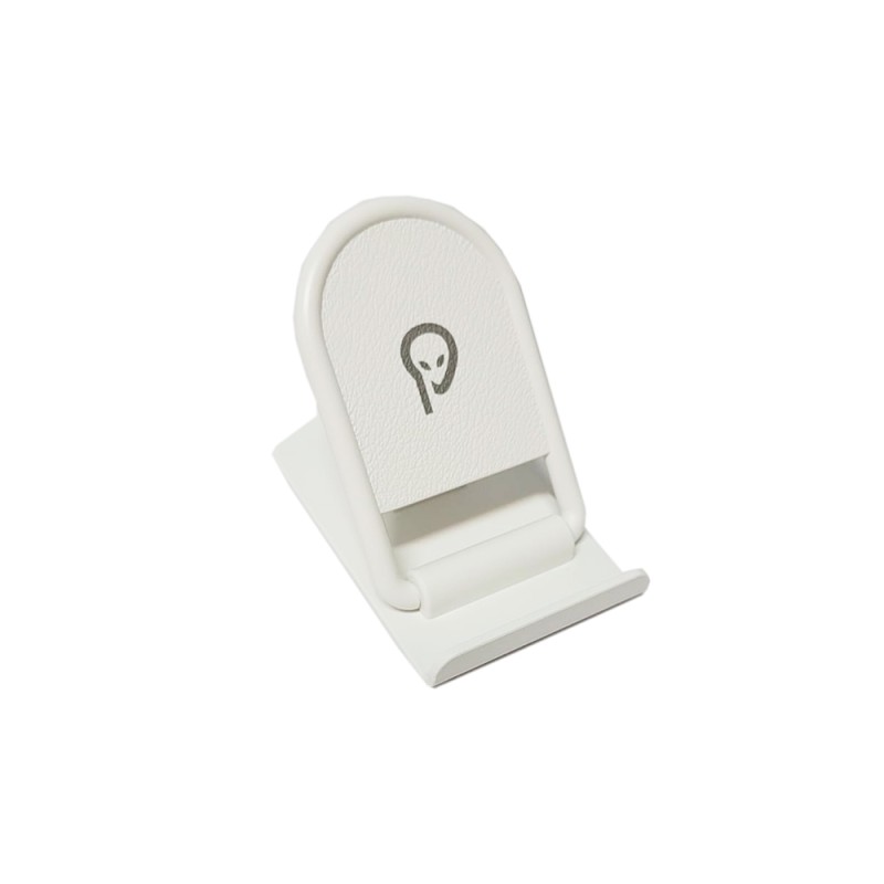 SUPORT birou SPACER pt. smartphone, pliabil, unghi ajustabil, alb 