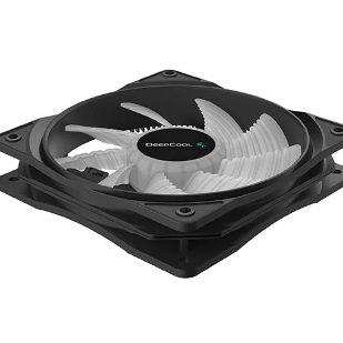 VENTILATOR DEEPCOOL PC RF120R LED, 120x120x25 mm, 4 red LED, Hydro Bearing, 