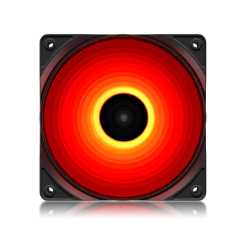VENTILATOR DEEPCOOL PC RF120R LED, 120x120x25 mm, 4 red LED, Hydro Bearing, 